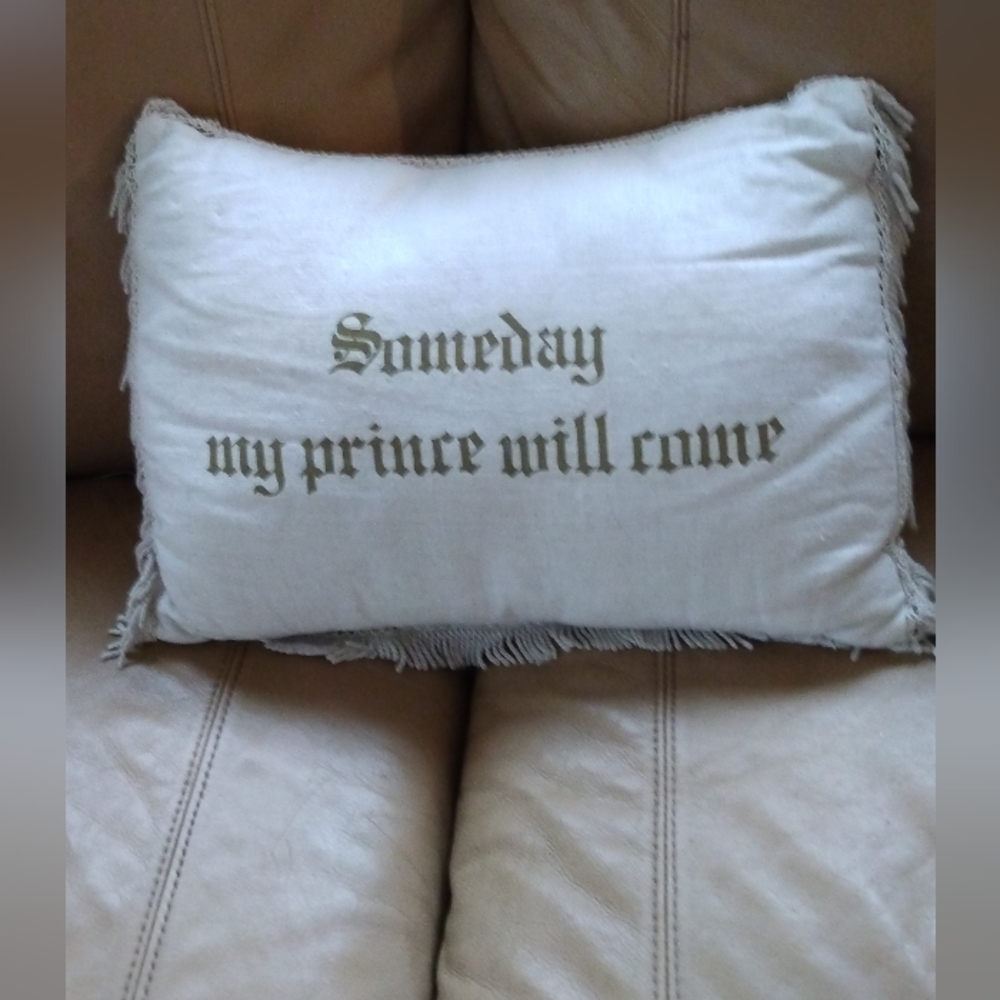 Decorative pillow - Someday My Prince Will Come
